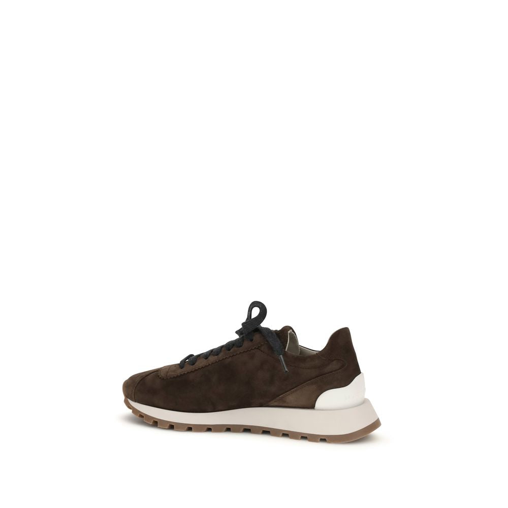Brunello Cucinelli Brown Athletic Sneakers for Women detail view