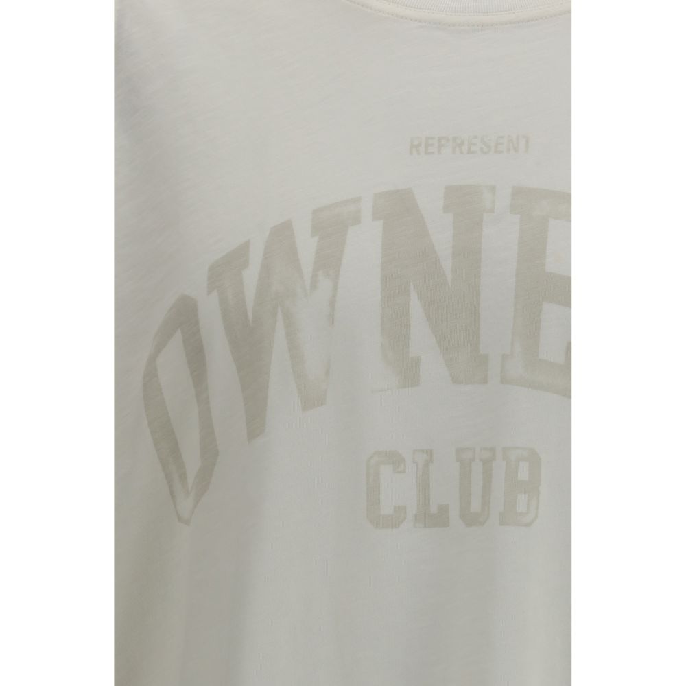 Représenter le t-shirt en coton blanc