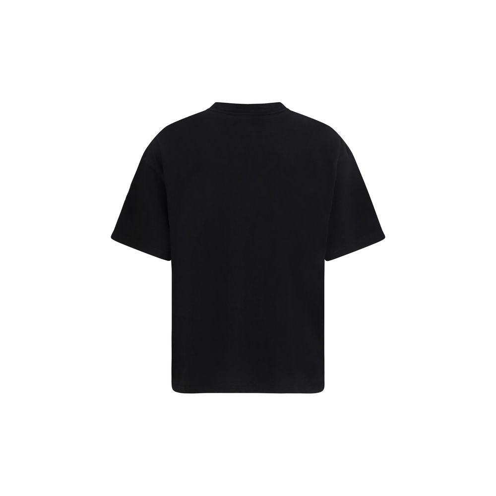Représenter le T-shirt en coton noir