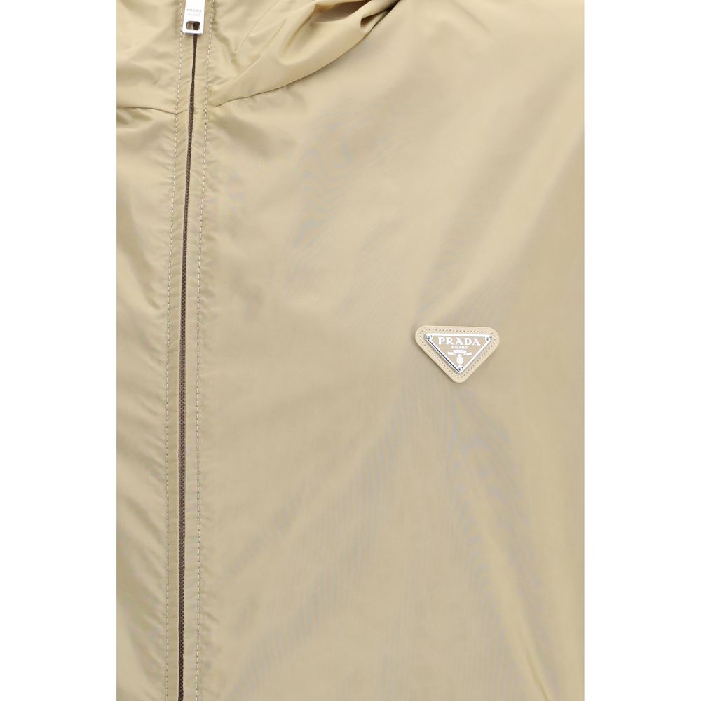 Prada Beige Shell Jacket for Men additional view