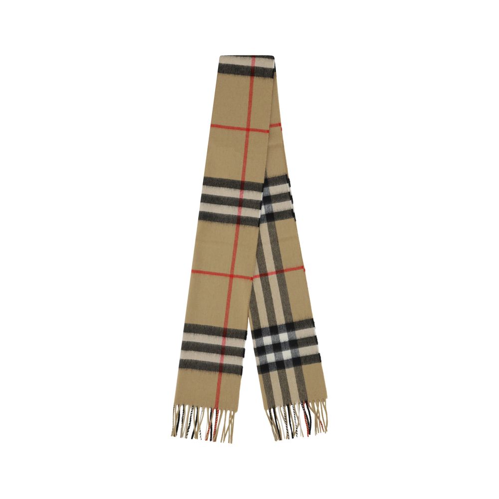Écharpe Burberry en cachemire marron