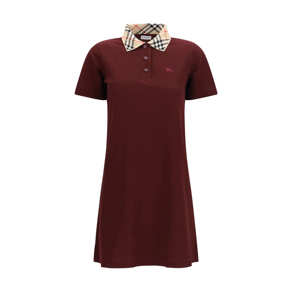 Robe décontractée en coton Burberry Bordeaux
