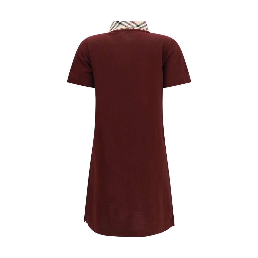 Robe décontractée en coton Burberry Bordeaux