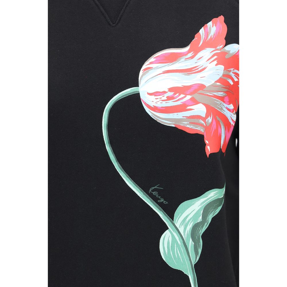 Sweat-shirt Kenzo en coton noir