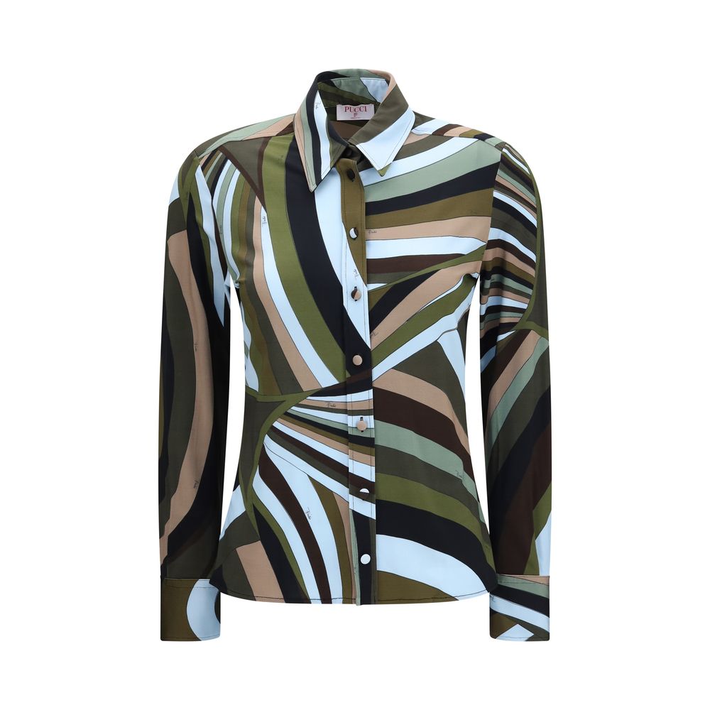 Chemise Emilio Pucci en Viscose Multicolore à Motifs