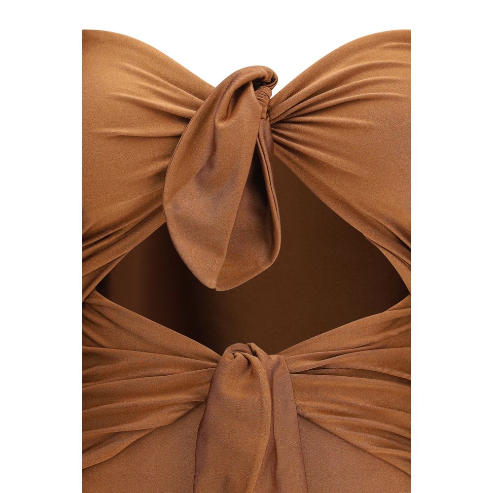 Maillot de bain une pièce en polyamide beige Zimmermann