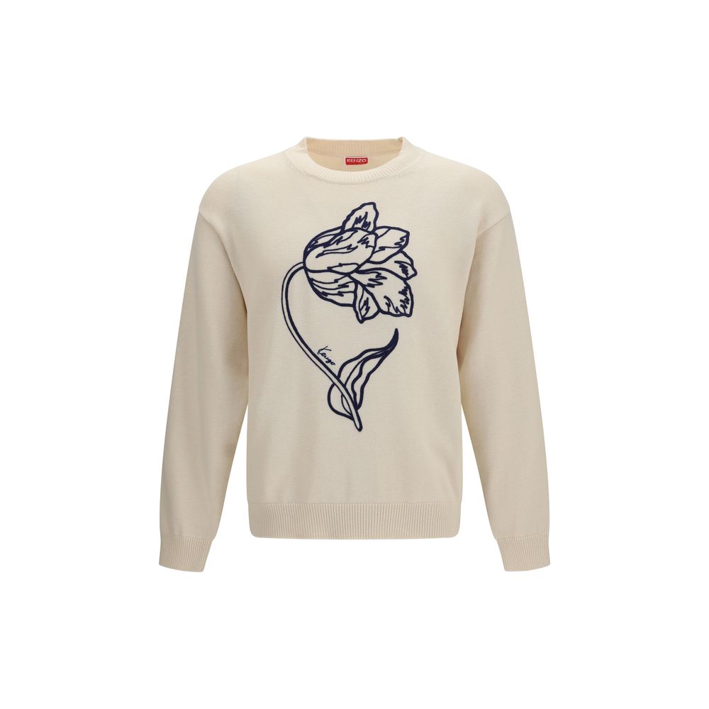 Sweat-shirt Kenzo en coton beige