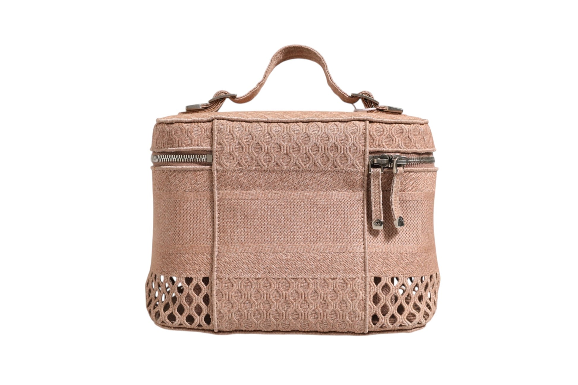 Christian Dior Mesh Embroidered Dior travel Vanity Case