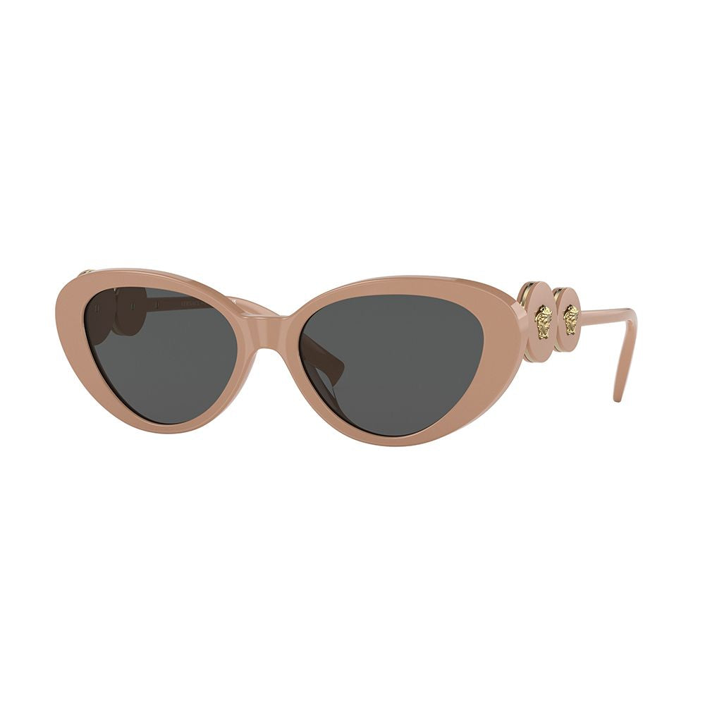 Lunettes de soleil Versace en acétate marron