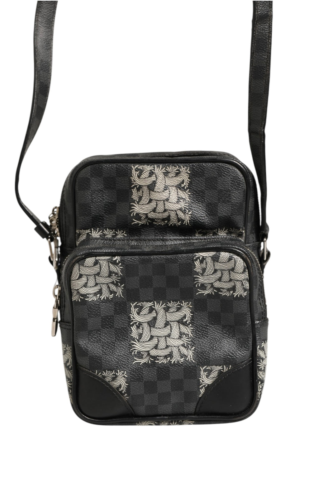 Sac à bandoulière Louis Vuitton Black Damier Graphite Toile Amazon Christopher Nemeth