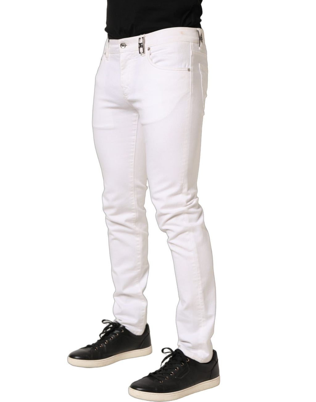 Dolce & Gabbana White Jeans for Men detail view
