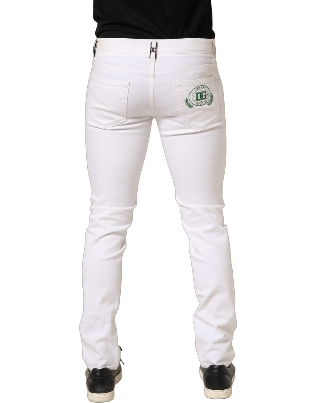 Dolce & Gabbana White Jeans for Men side view