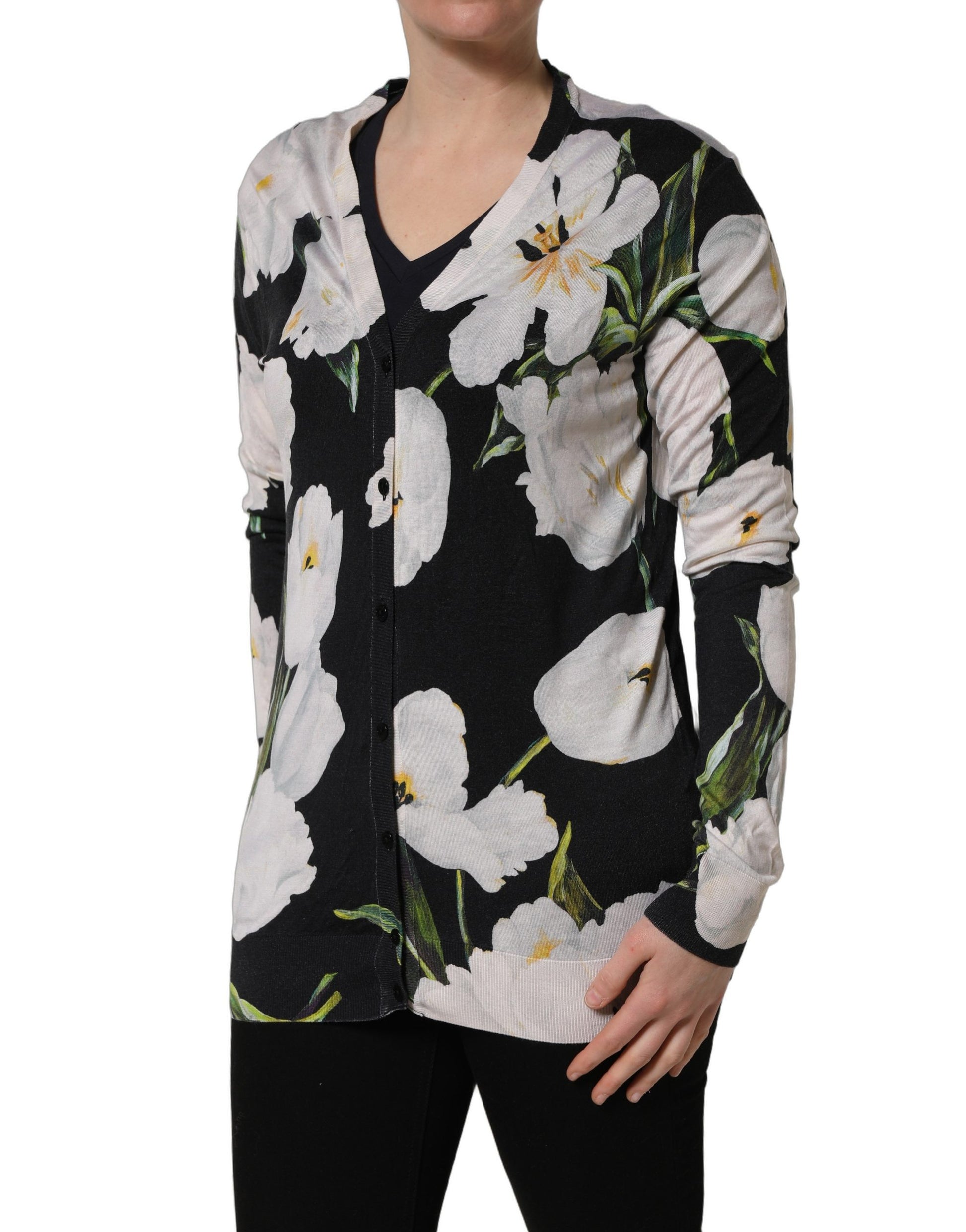 Dolce & Gabbana Black Cardigan for Women detail view