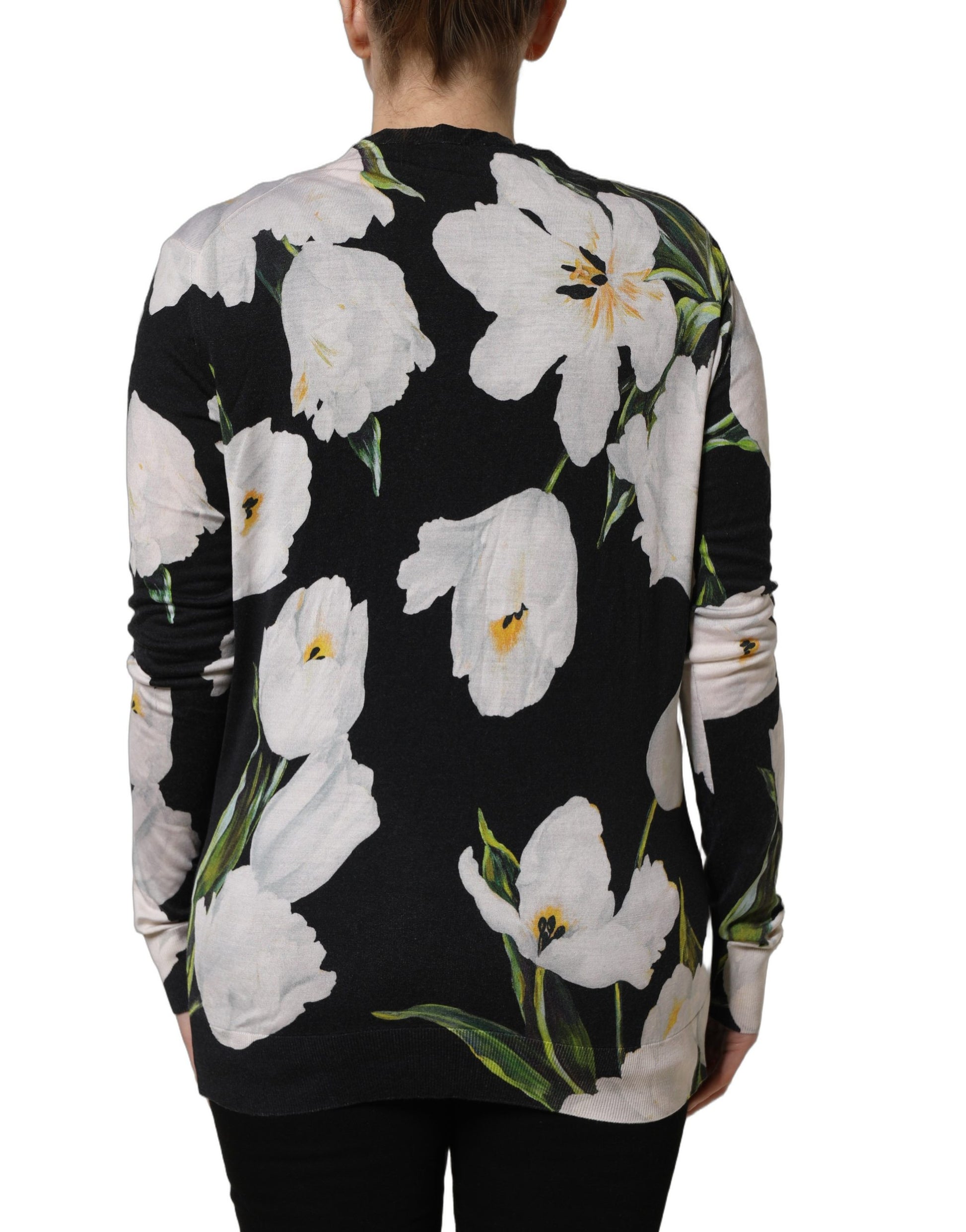 Dolce & Gabbana Black Cardigan for Women side view