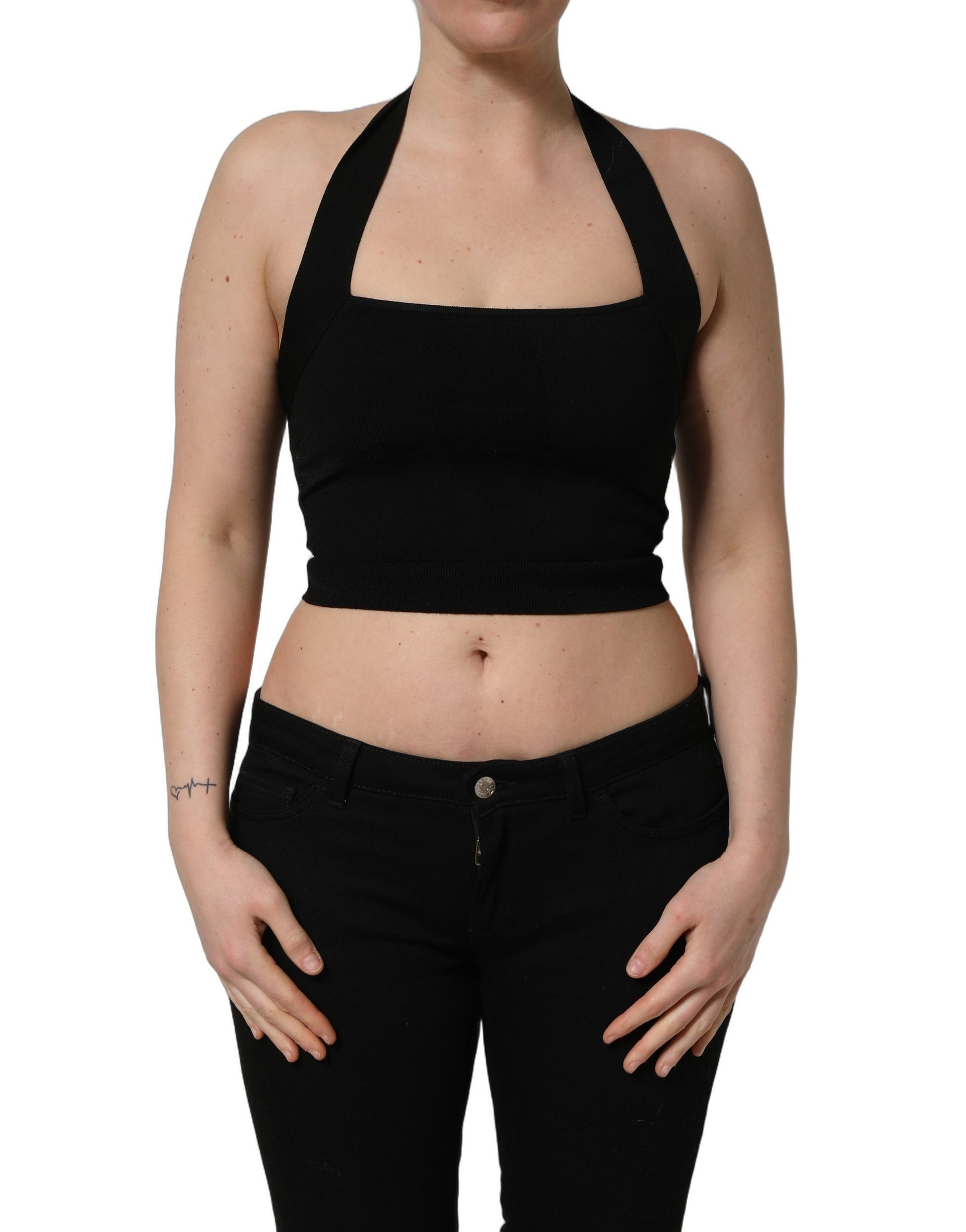 Dolce & Gabbana Black Tank Tops T for Women alternate view