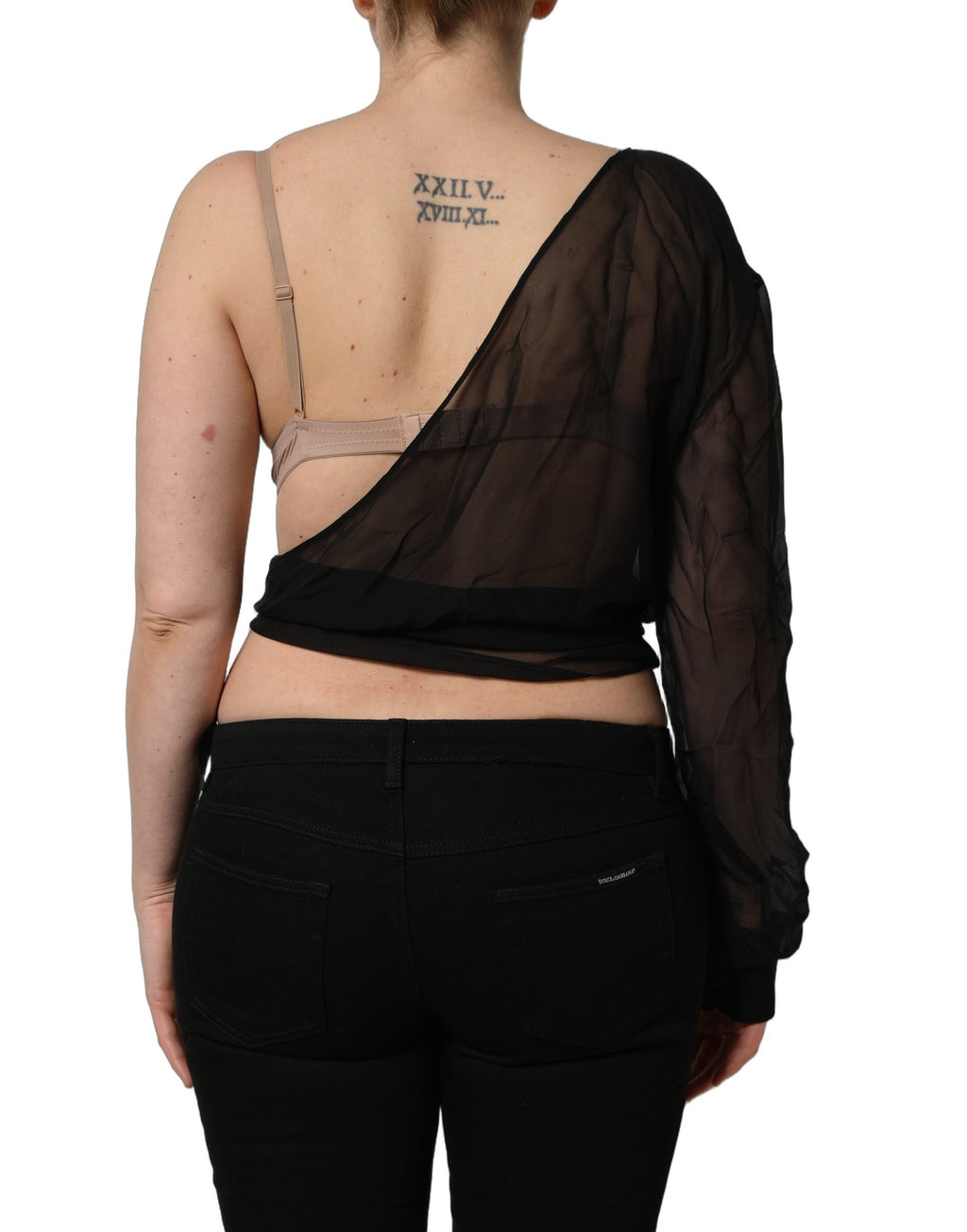 Dolce & Gabbana Black Sleeveless T-Shirt for Women additional view