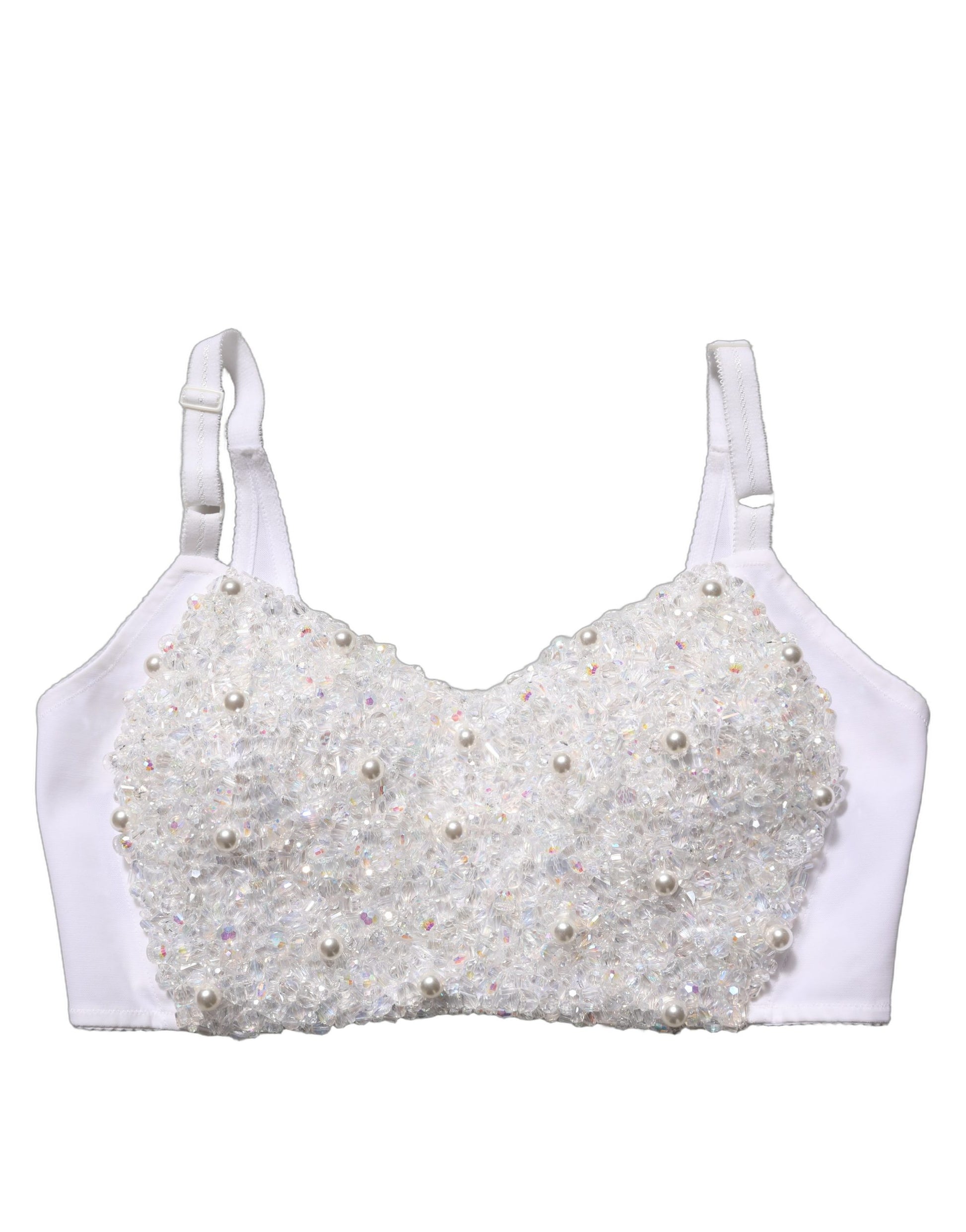 Dolce & Gabbana White Sleeveless T-Shirt for Women additional view