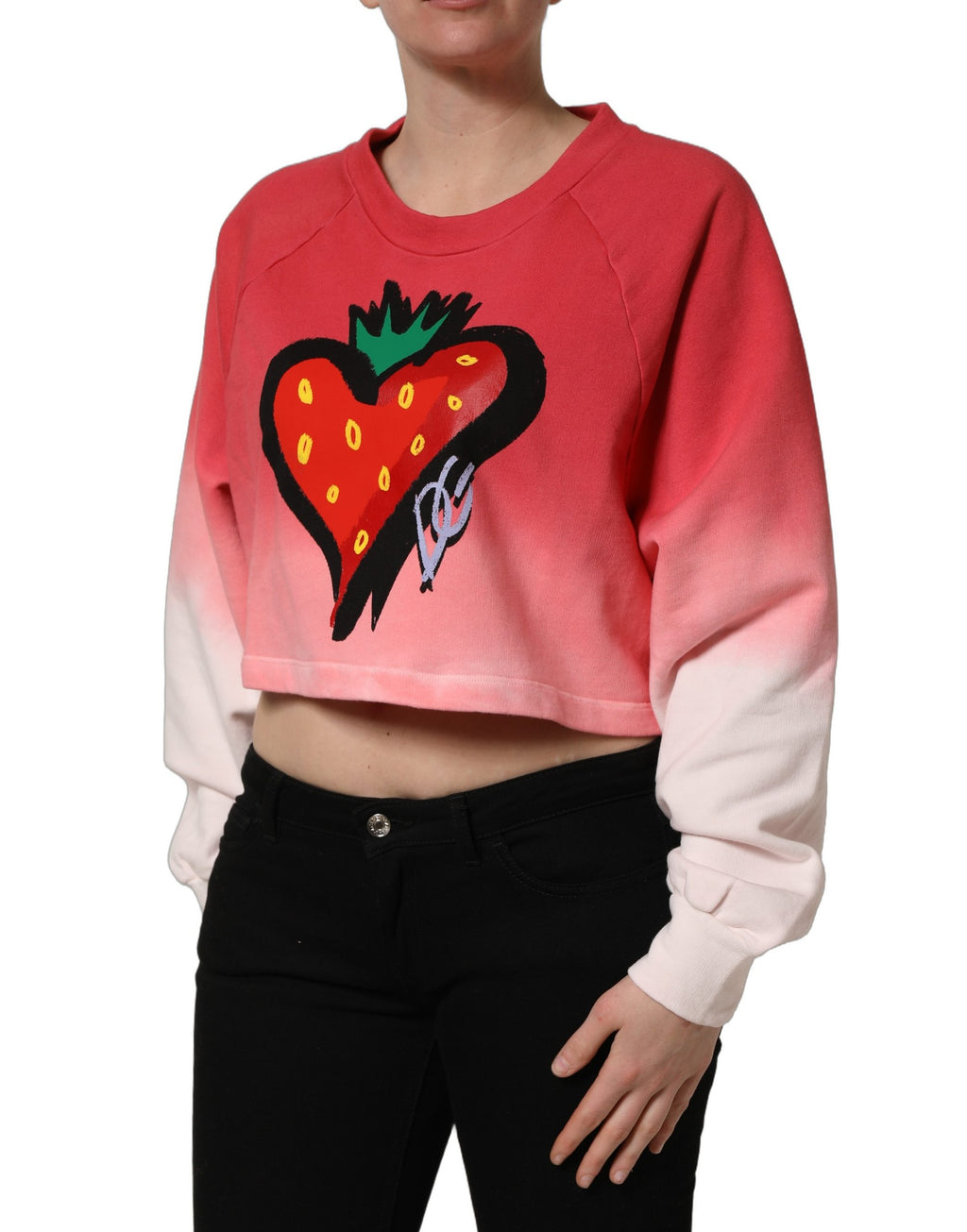 Dolce & Gabbana Multicolor Long Sleeve T-Shirt for Women detail view