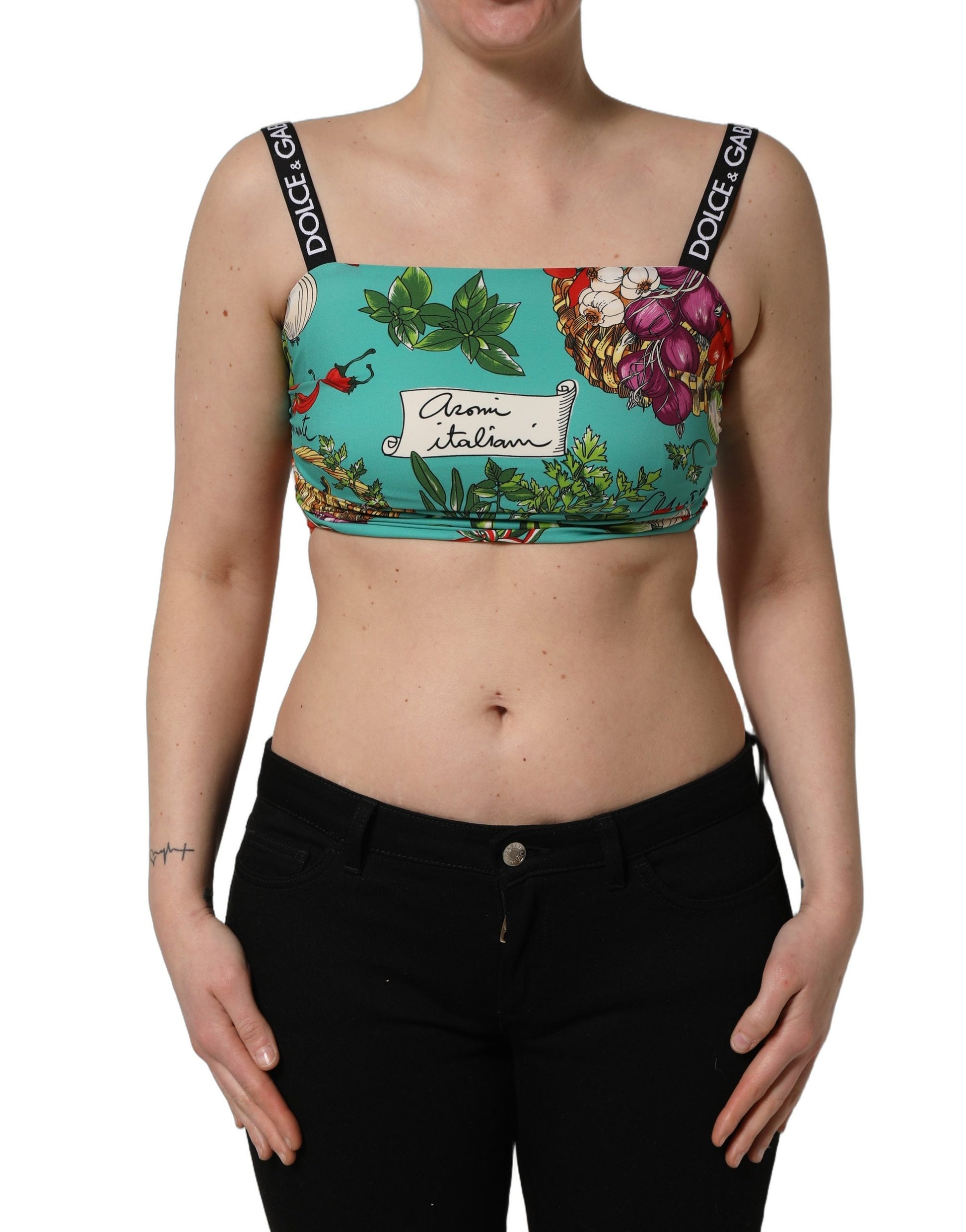 Dolce & Gabbana Blue Tank Tops T for Women alternate view