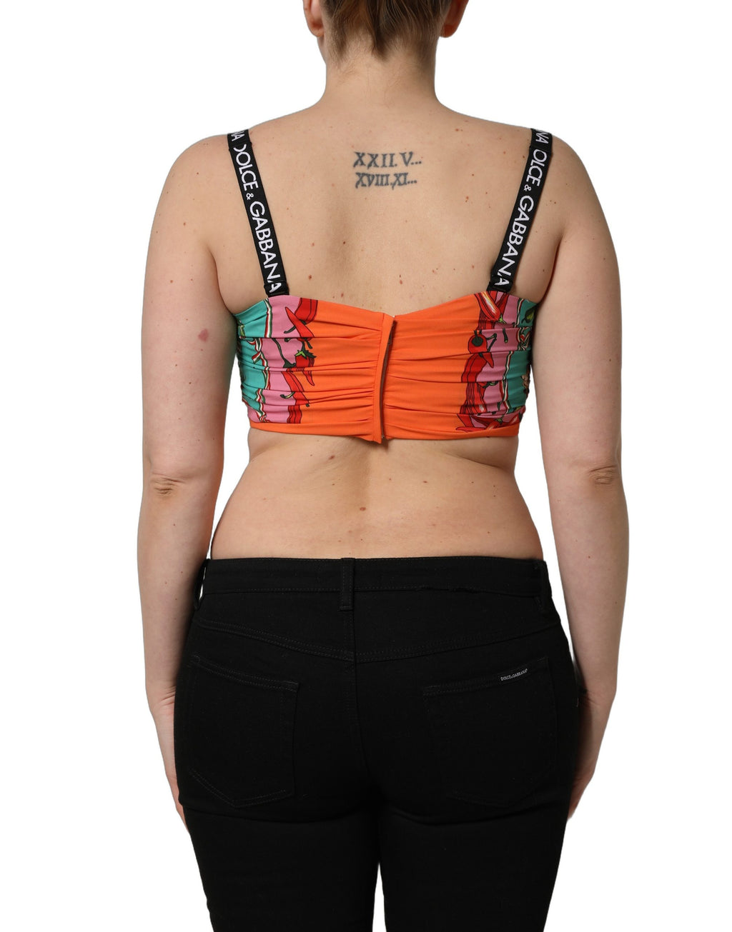Dolce & Gabbana Blue Tank Tops T for Women side view