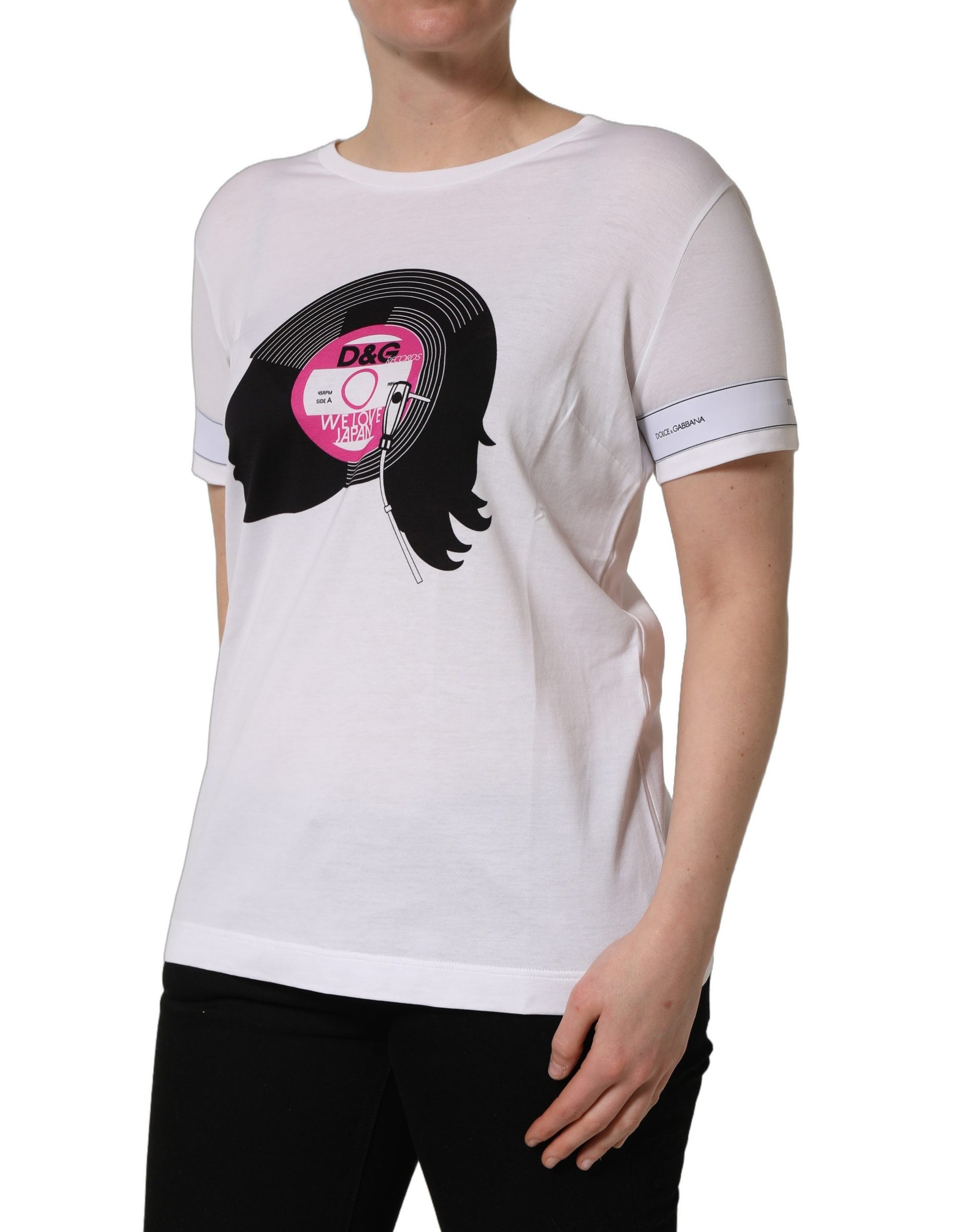 Dolce & Gabbana White T-Shirt for Women detail view