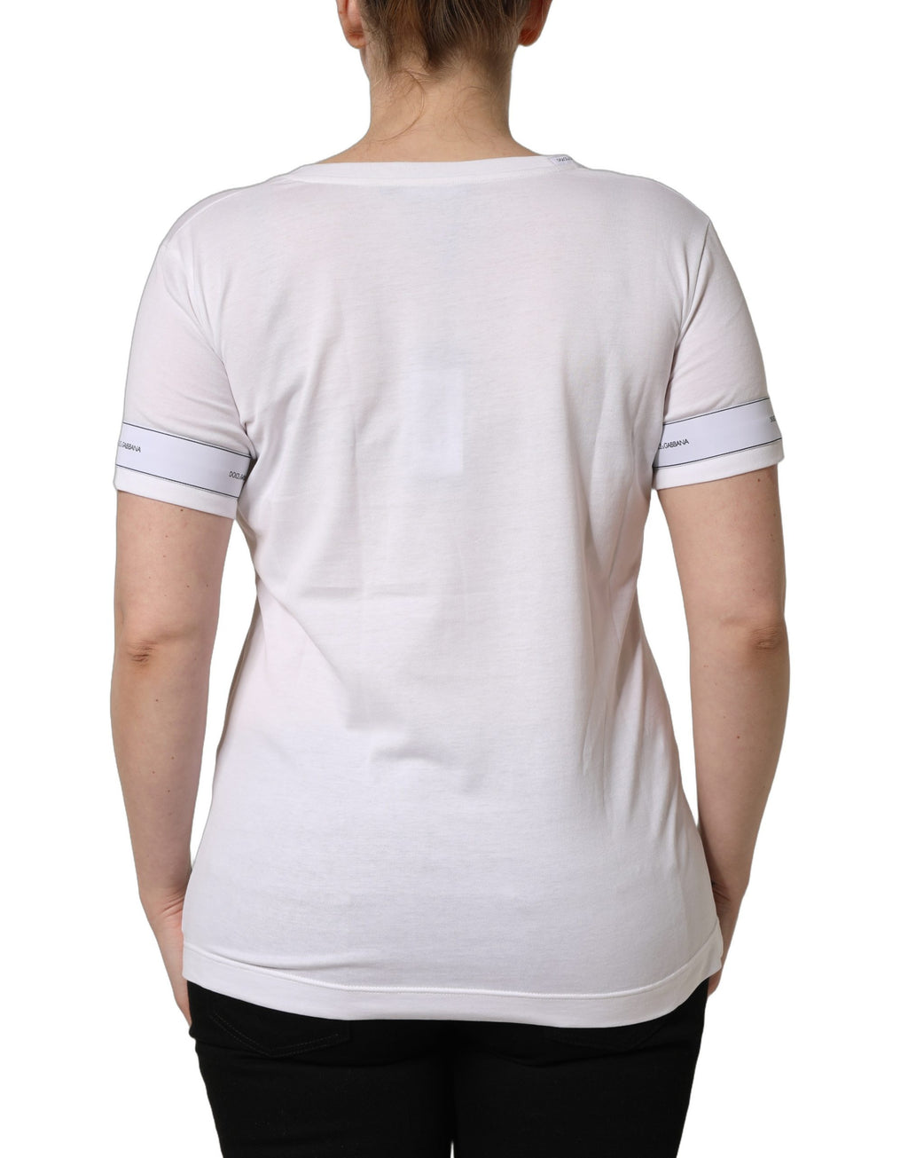 Dolce & Gabbana White T-Shirt for Women side view