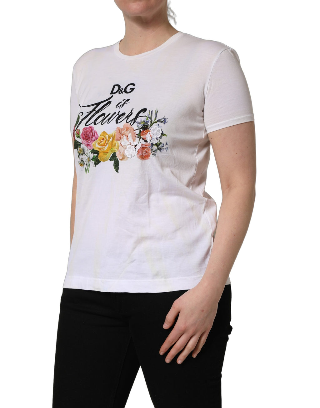 Dolce & Gabbana White T-Shirt for Women detail view