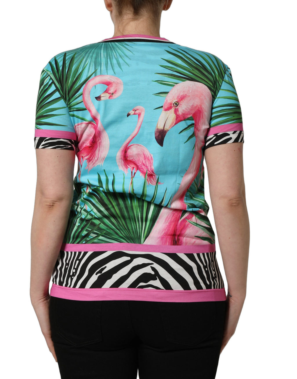 Dolce & Gabbana Multicolor T-Shirt for Women side view