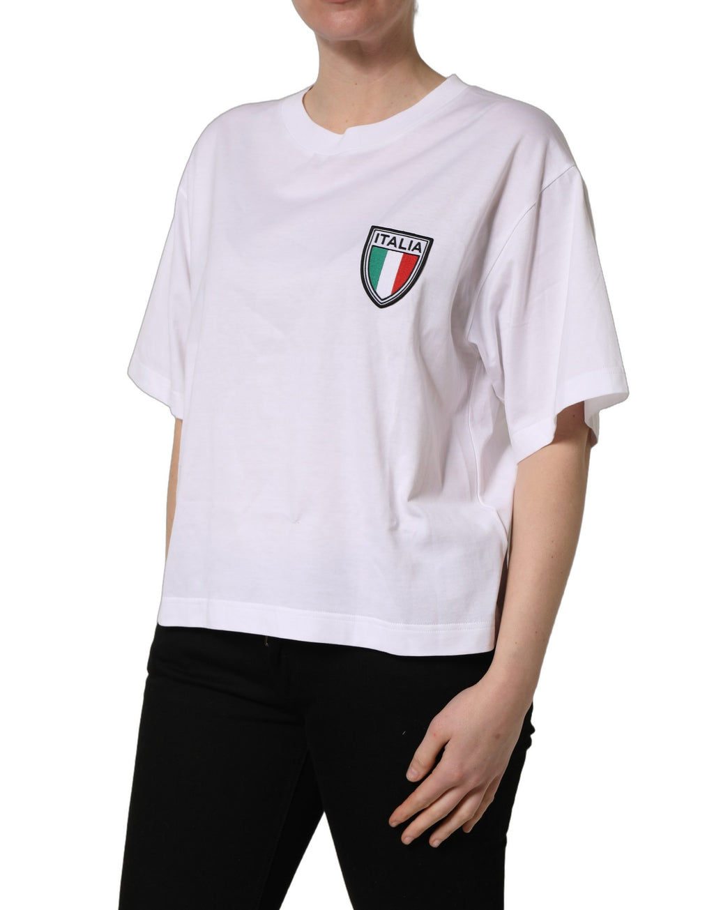 Dolce & Gabbana White T-Shirt for Women detail view