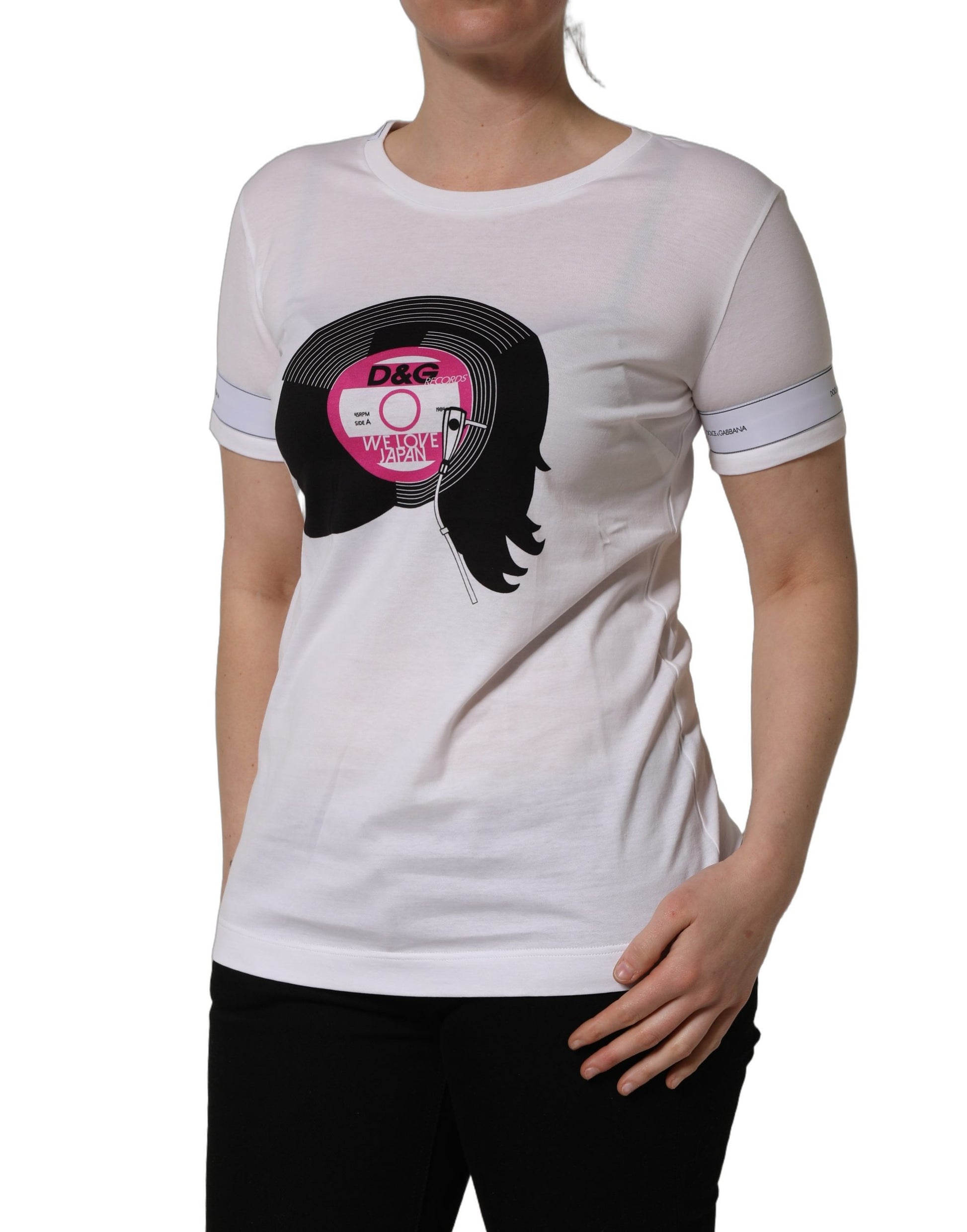 Dolce & Gabbana White T-Shirt for Women detail view