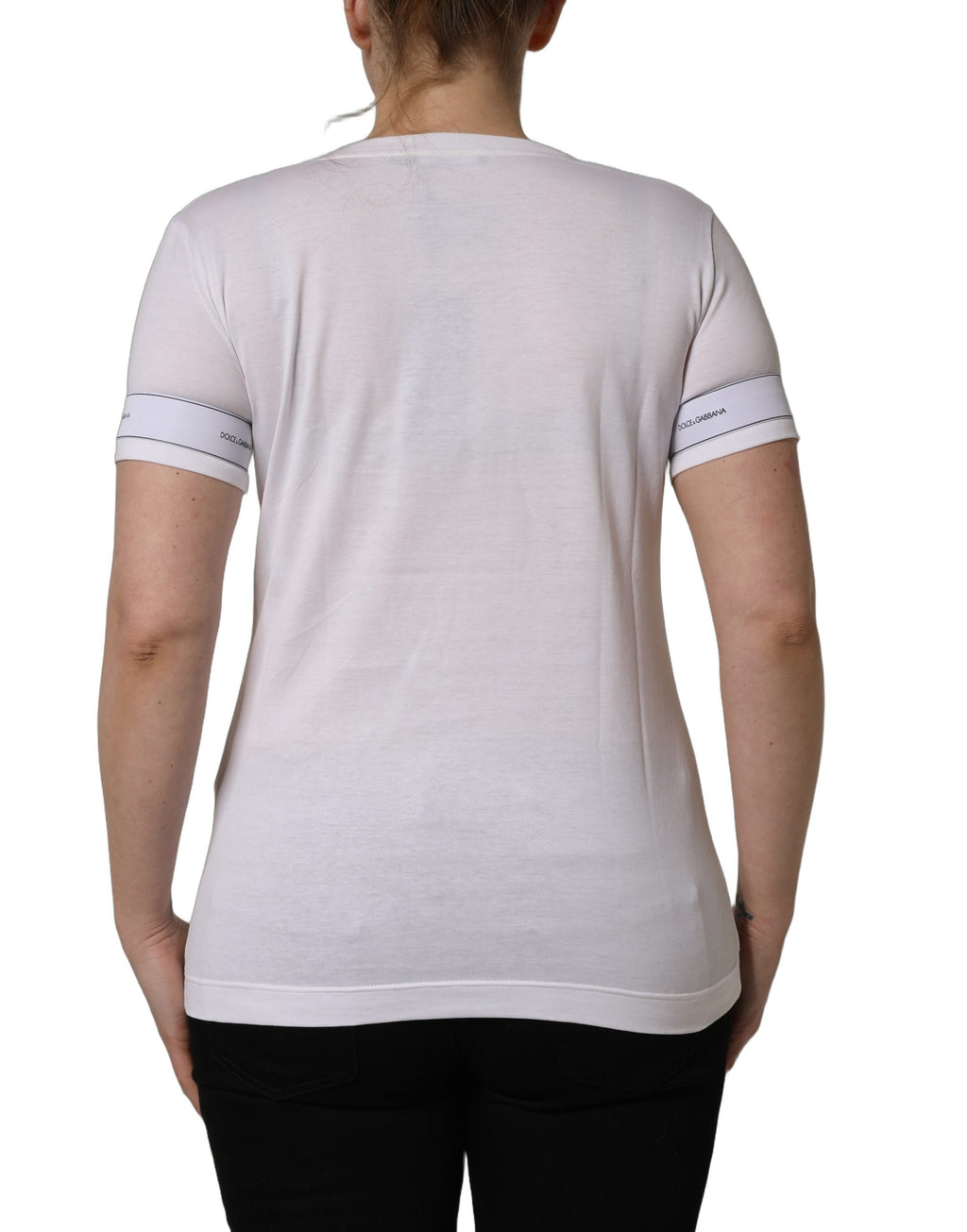 Dolce & Gabbana White T-Shirt for Women side view