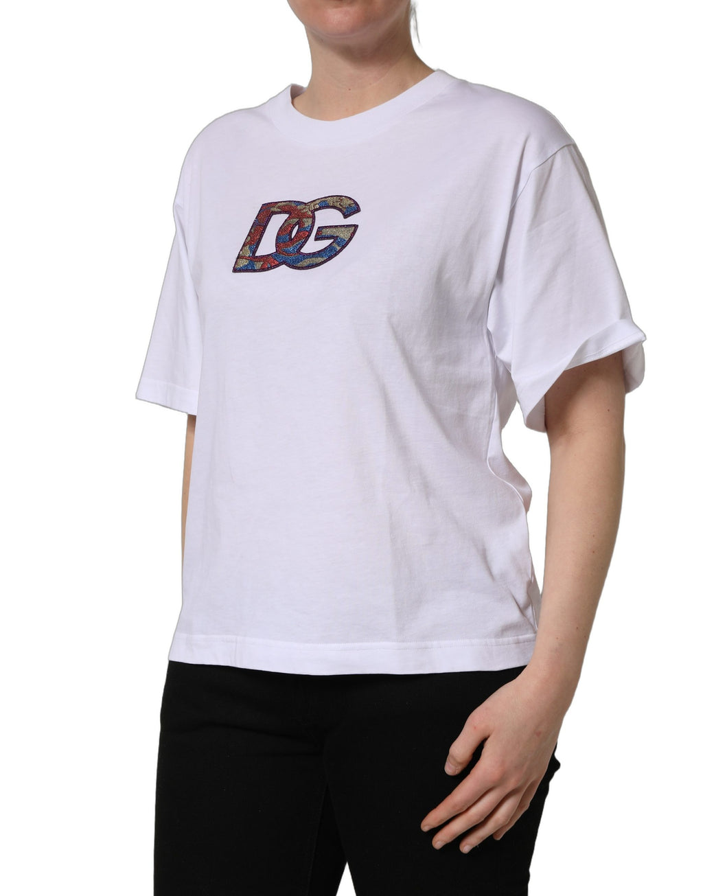 Dolce & Gabbana White T-Shirt for Women detail view