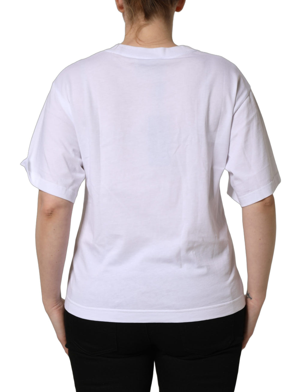 Dolce & Gabbana White T-Shirt for Women side view