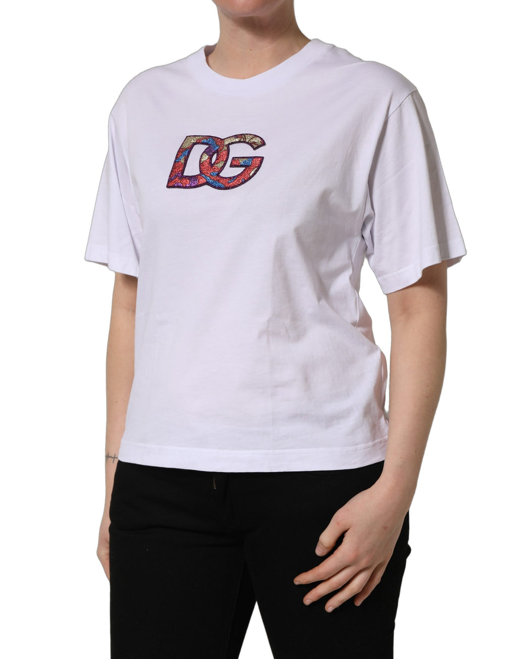 Dolce & Gabbana White T-Shirt for Women detail view