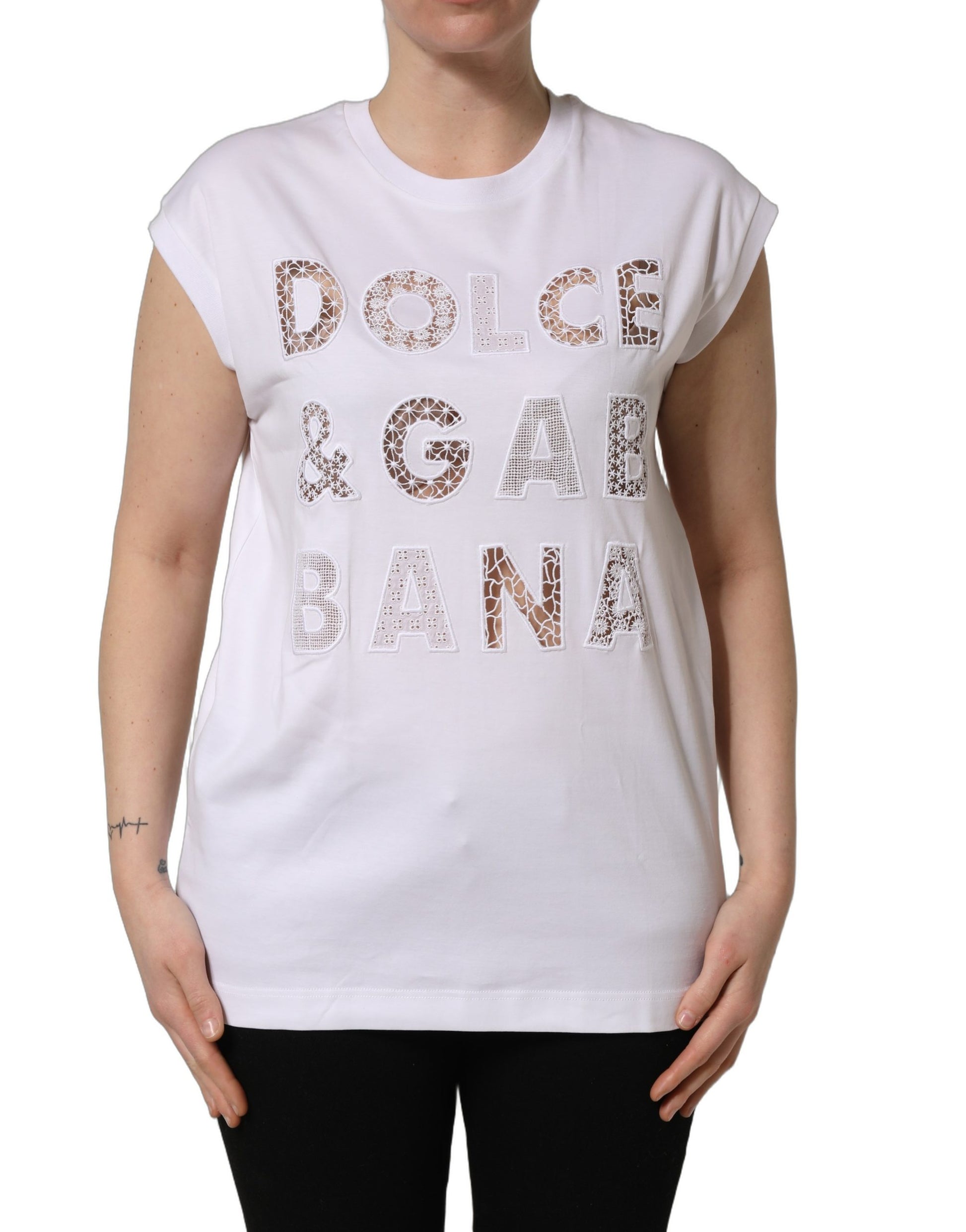 Dolce & Gabbana White T-Shirt for Women alternate view
