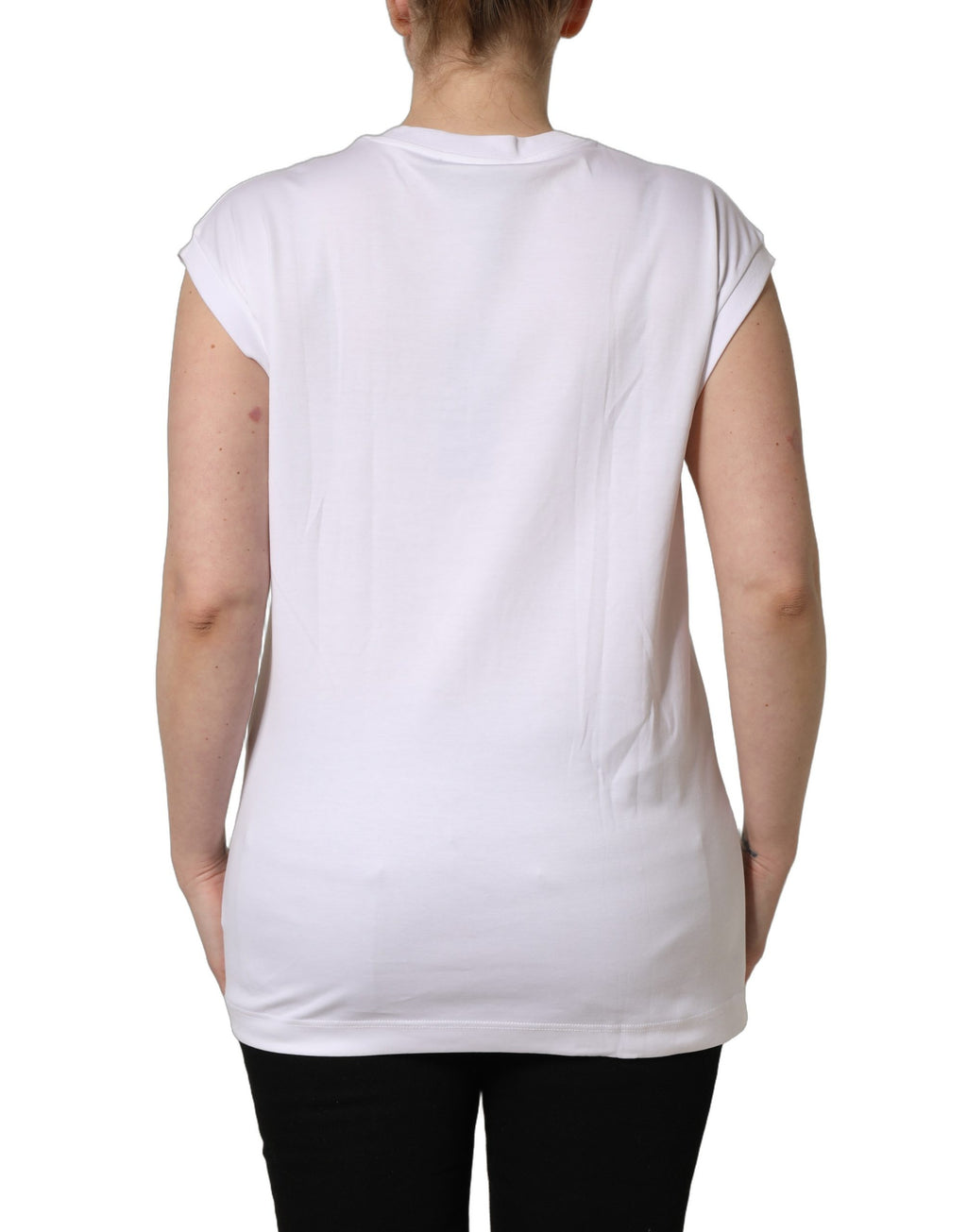 Dolce & Gabbana White T-Shirt for Women side view