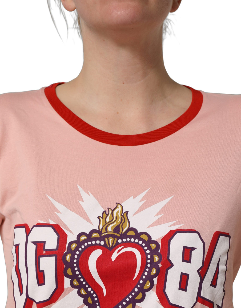 Dolce & Gabbana Pink T-Shirt for Women additional view