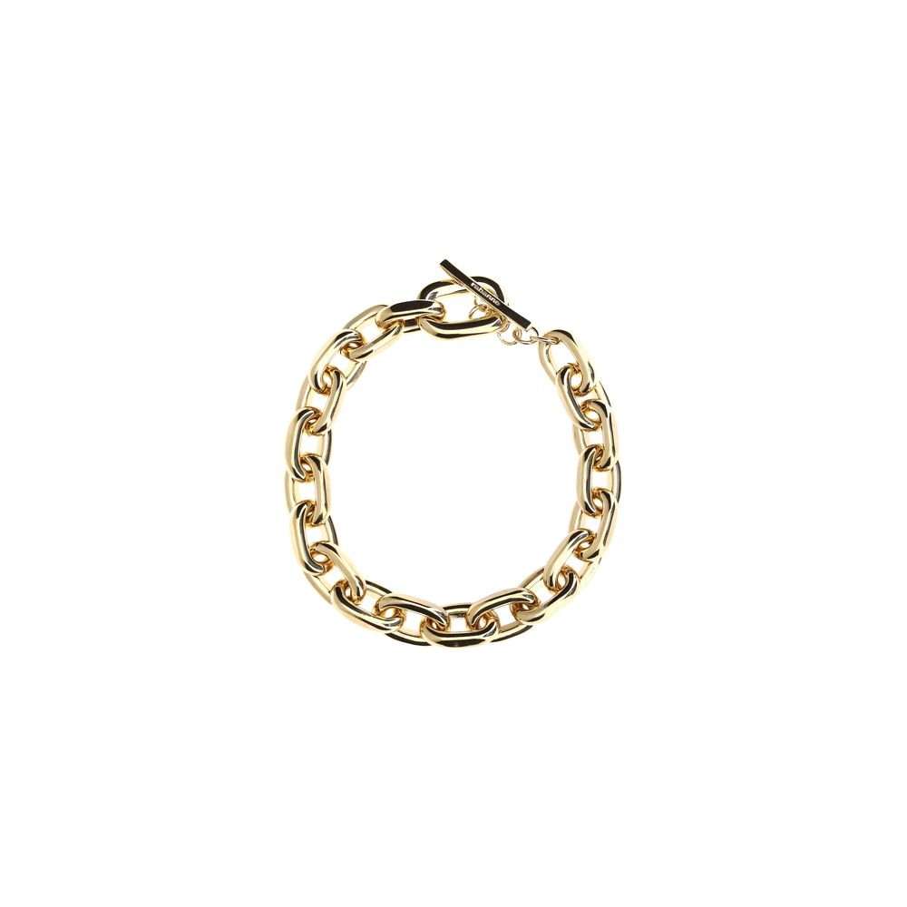 Collier Rabanne en aluminium doré