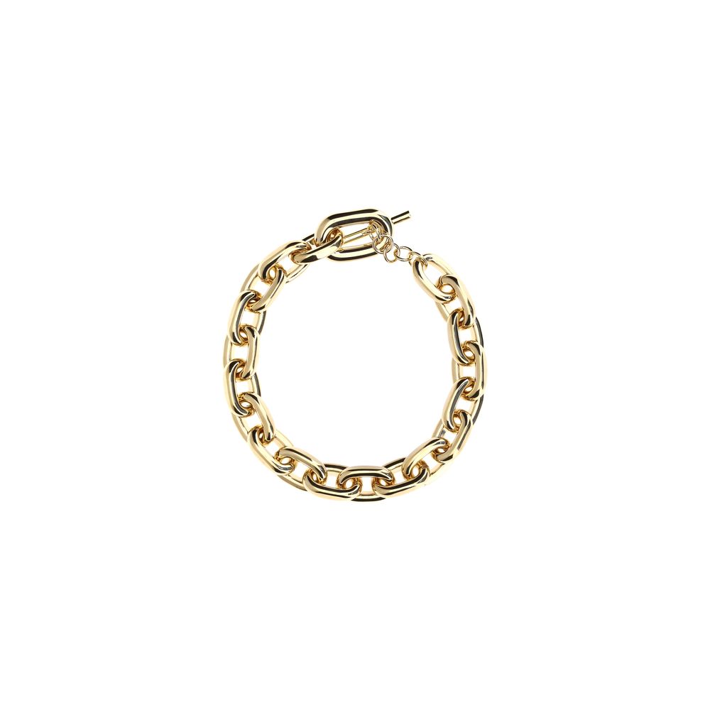 Collier Rabanne en aluminium doré