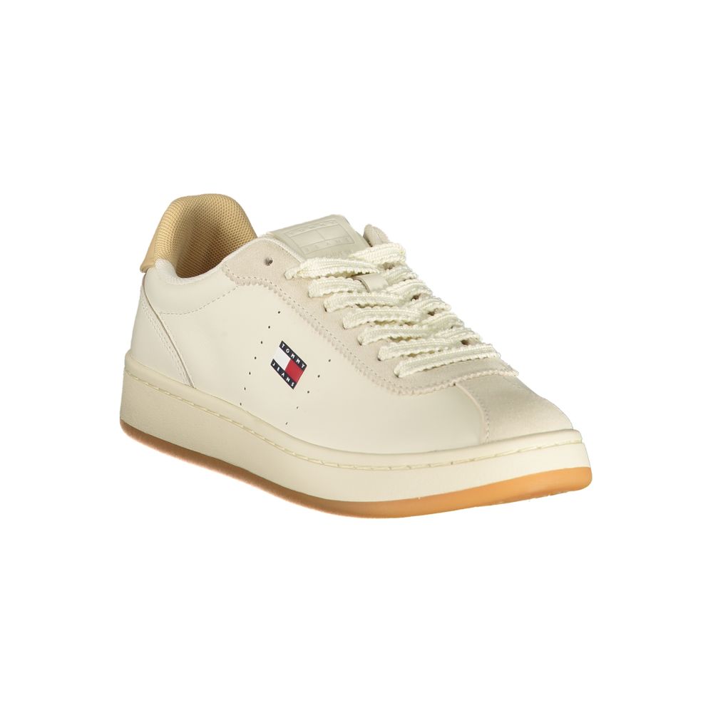 Baskets Tommy Hilfiger en polyuréthane beige pour femme