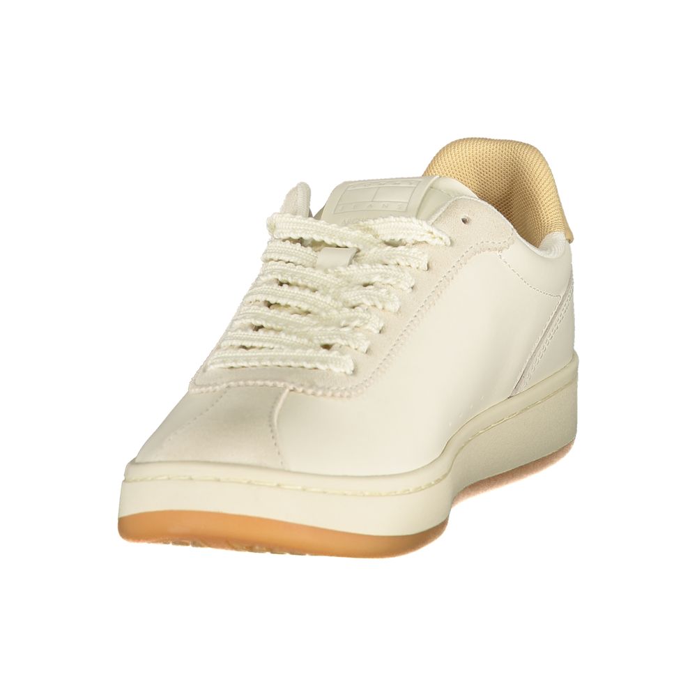 Baskets Tommy Hilfiger en polyuréthane beige pour femme