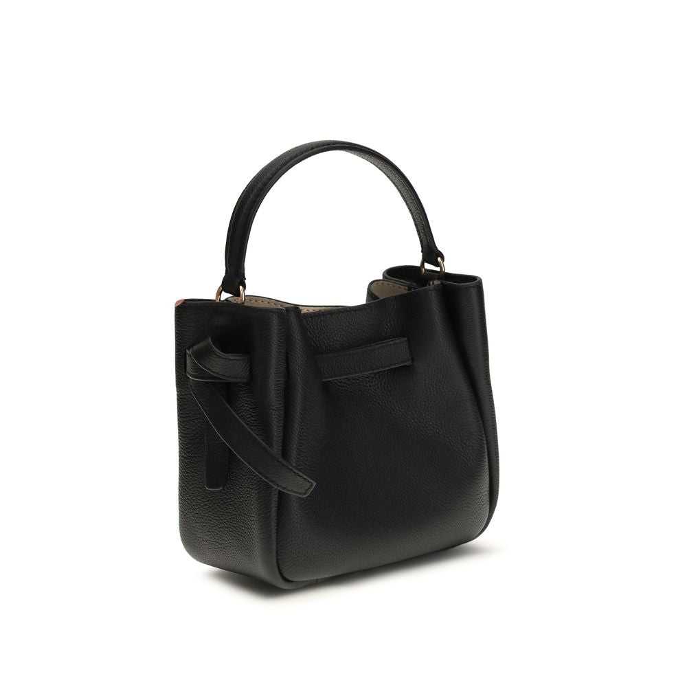 Sac à bandoulière Tory Burch en cuir de veau noir Bos Taurus