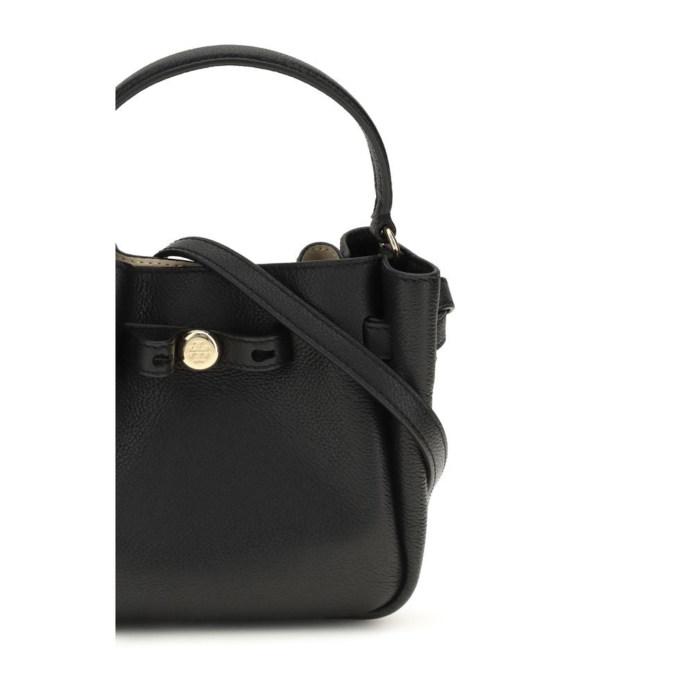 Sac à bandoulière Tory Burch en cuir de veau noir Bos Taurus