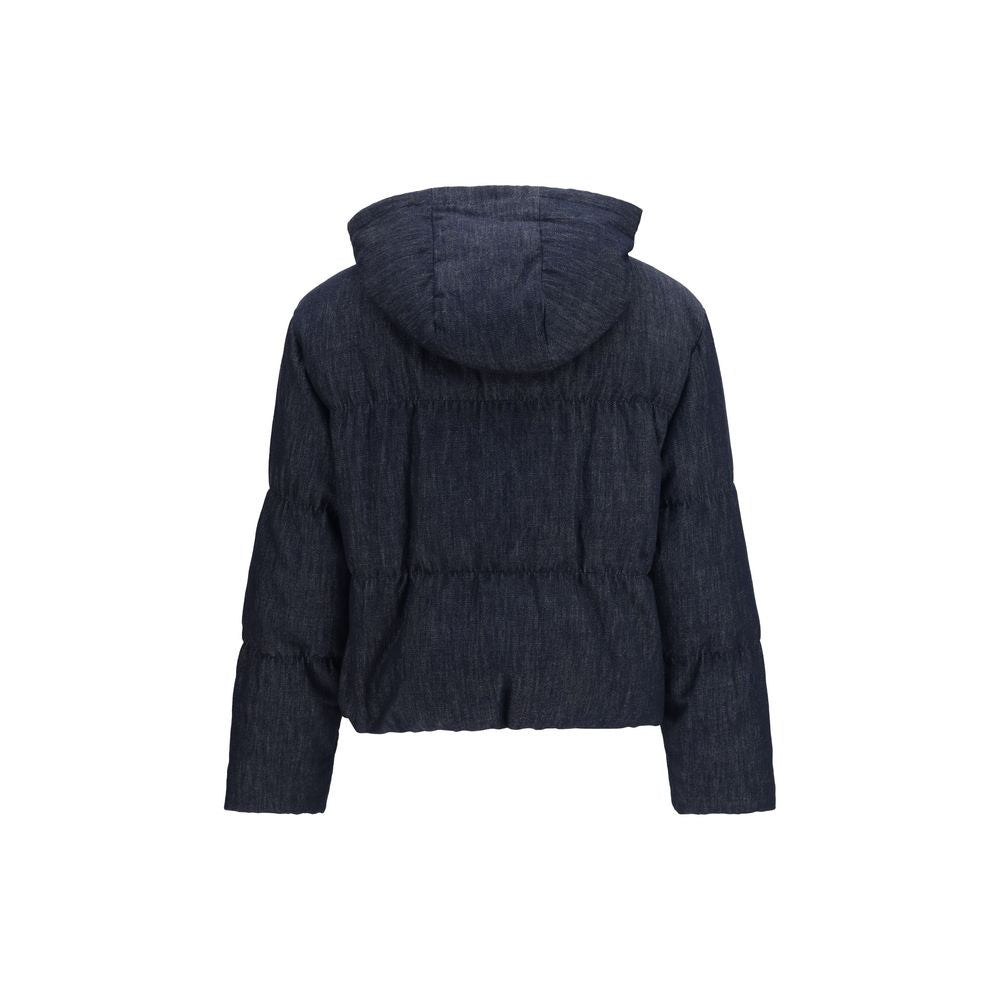 Brunello Cucinelli Blue Shell Jacket for Women alternate view