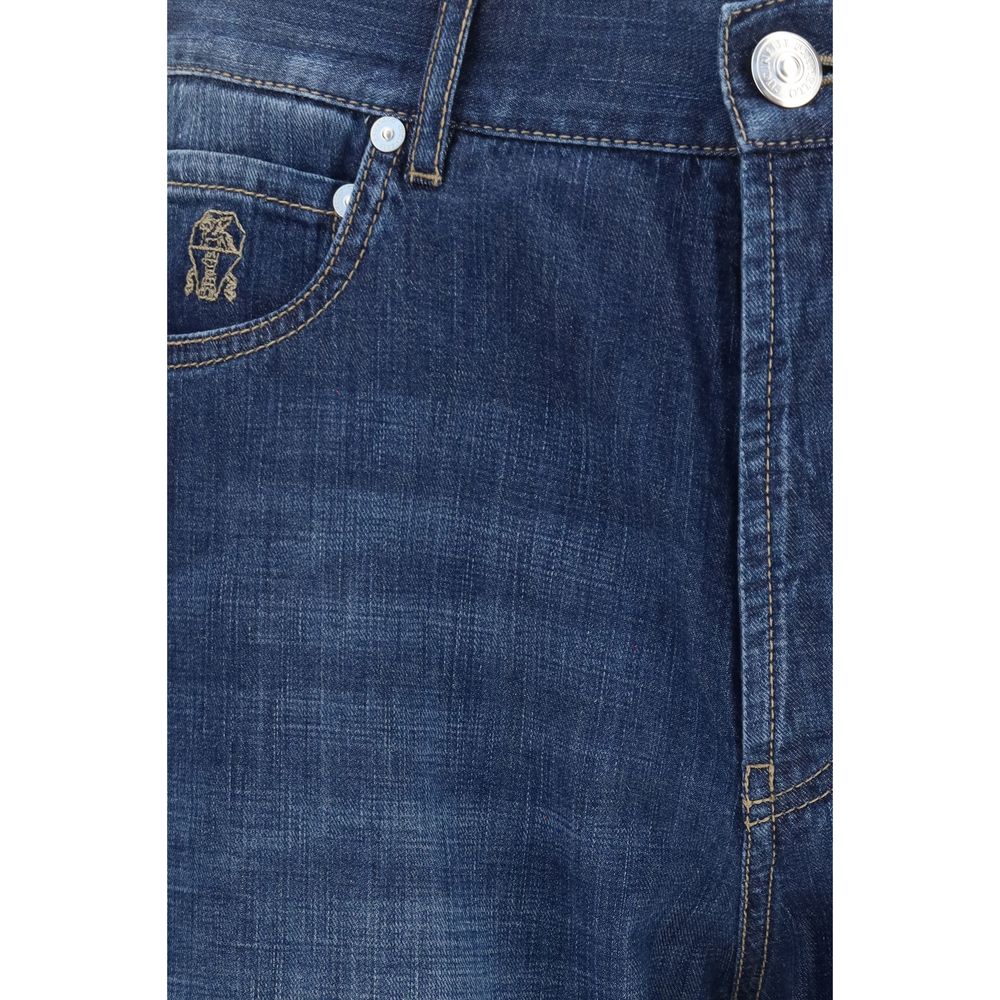 Brunello Cucinelli Blue Jeans for Men detail view
