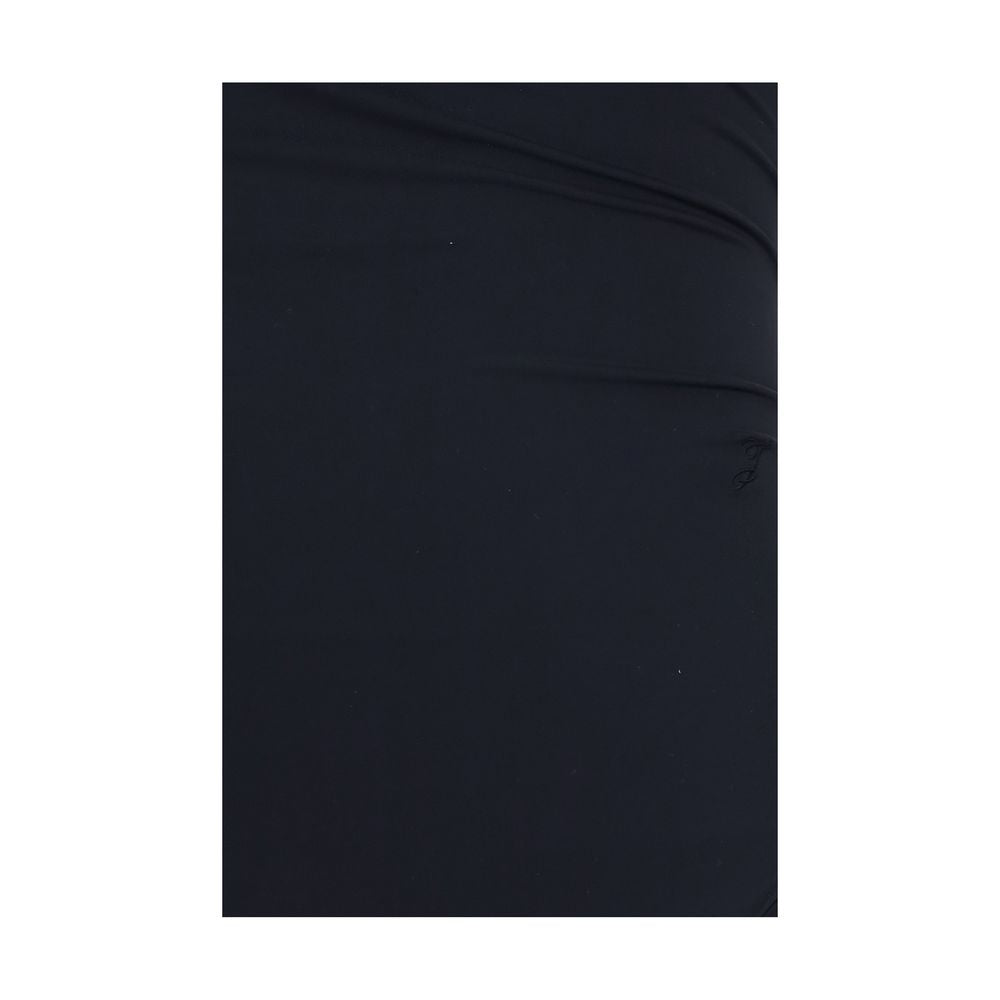 Jacquemus Black Nylon One-Piece Swimsuit