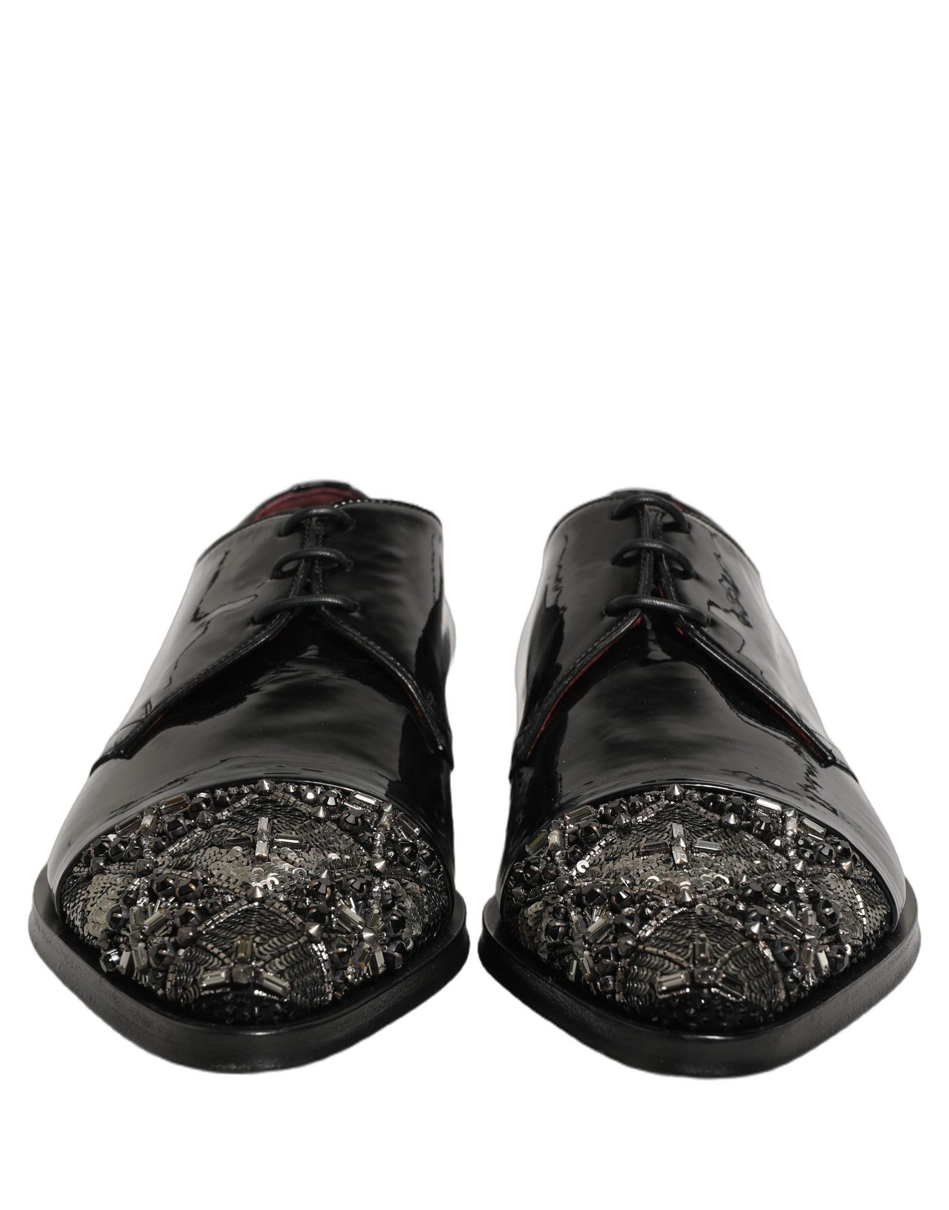 Chaussures de ville Dolce & Gabbana Derby noires ornées