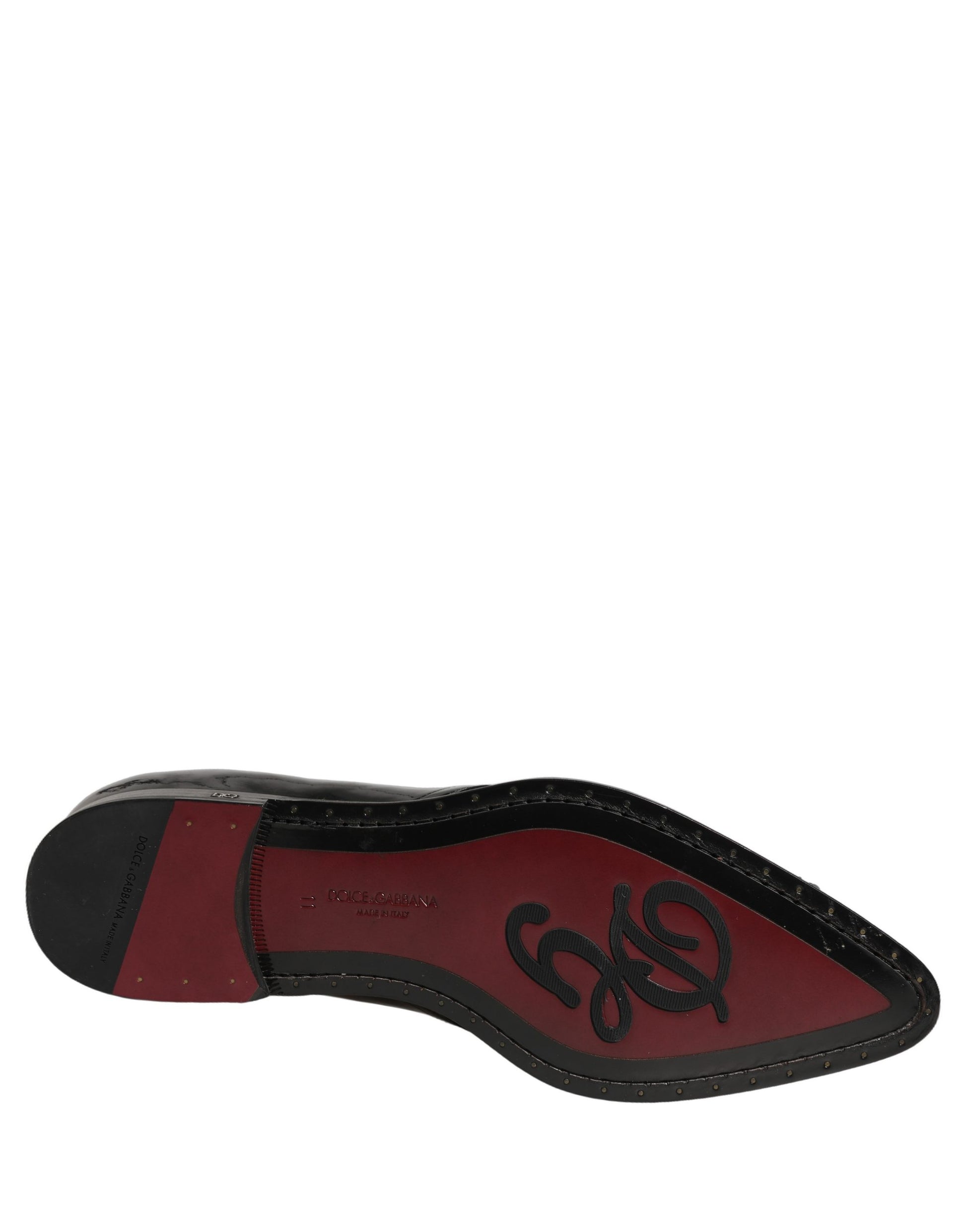 Chaussures de ville Dolce & Gabbana Derby noires ornées