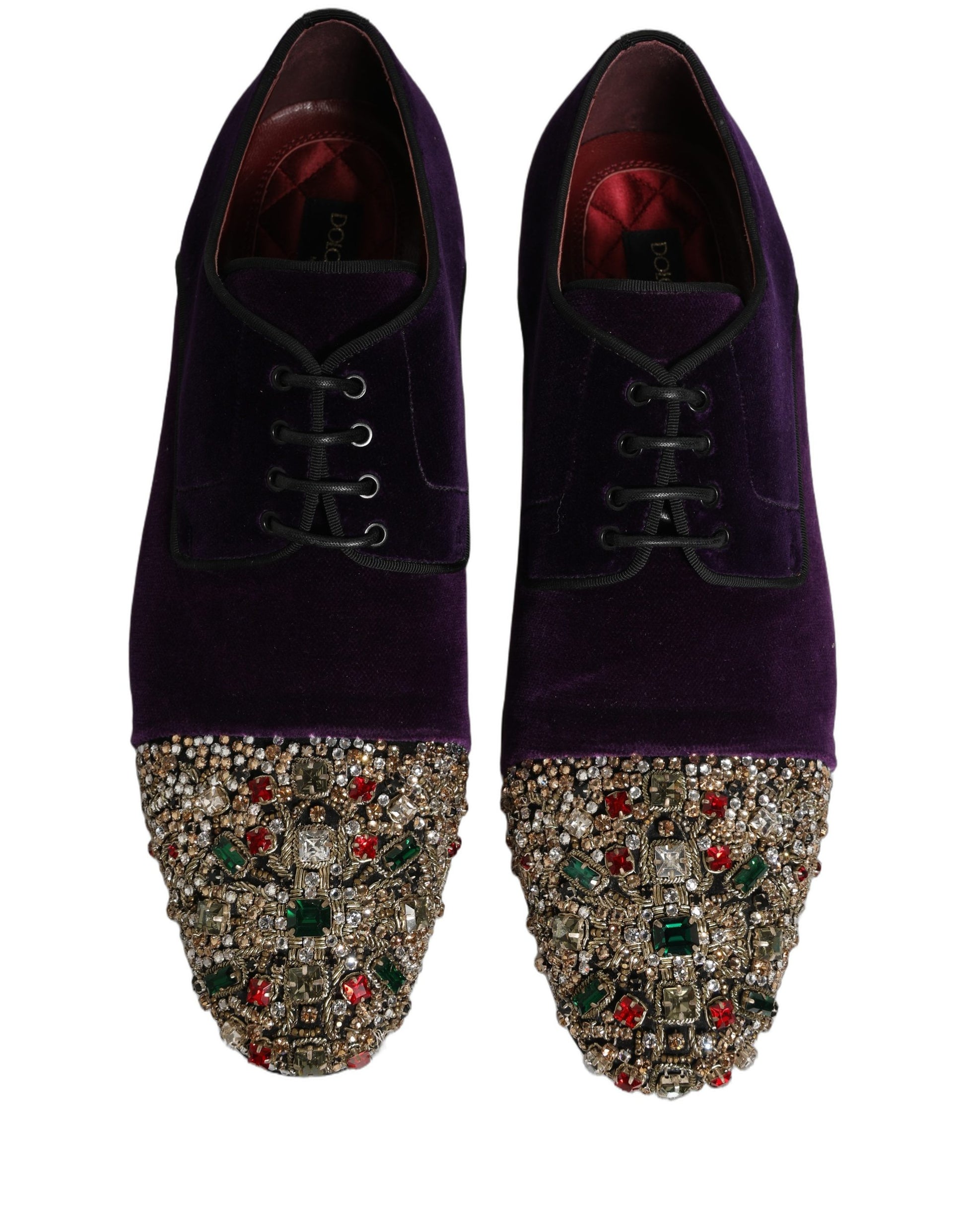 Dolce & Gabbana Purple Oxfords And Derbies for Men side view
