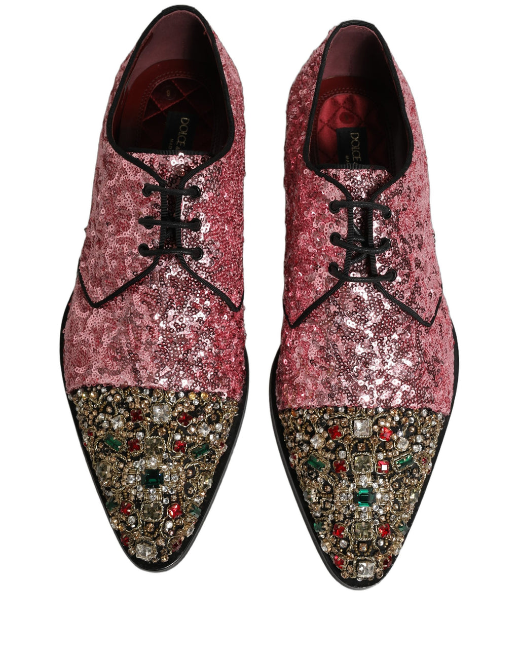 Dolce & Gabbana Pink Oxfords And Derbies for Men side view